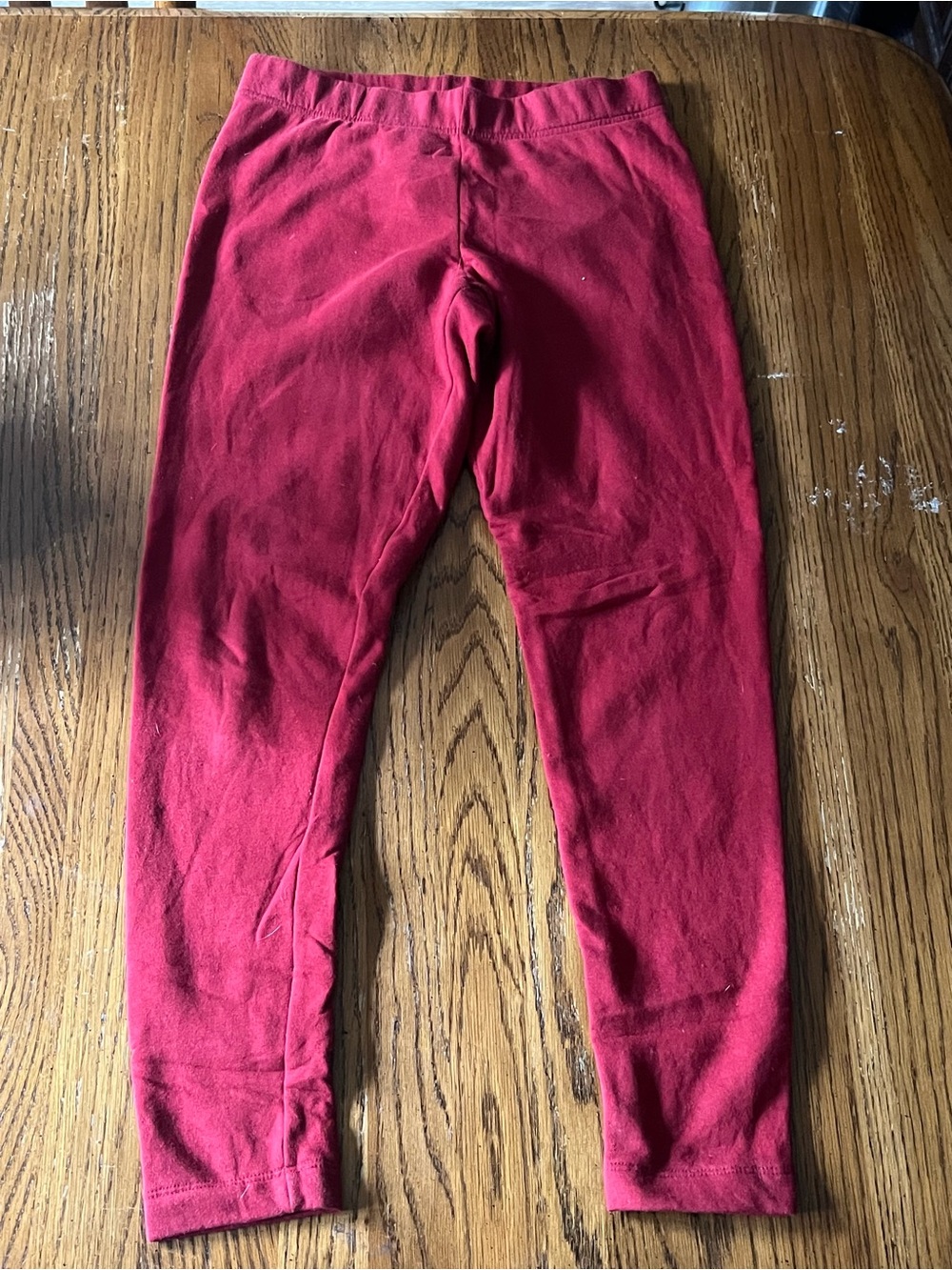 NWOT ladies Old Navy fleece lined red stretch leggings
